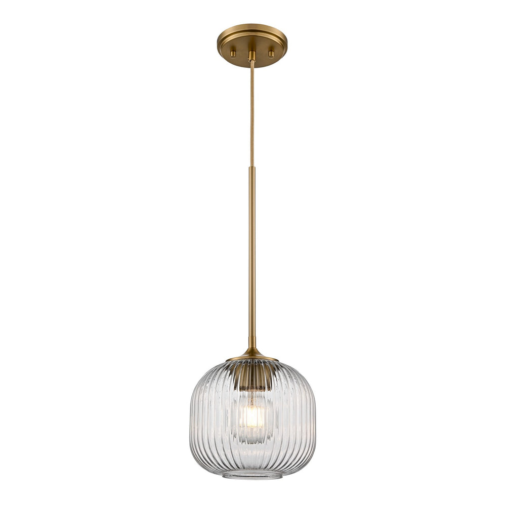 DVI Canada - One Light Pendant - Virtanen - Champange Gold- Union Lighting Luminaires Decor