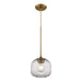 DVI Canada - One Light Pendant - Virtanen - Champange Gold- Union Lighting Luminaires Decor