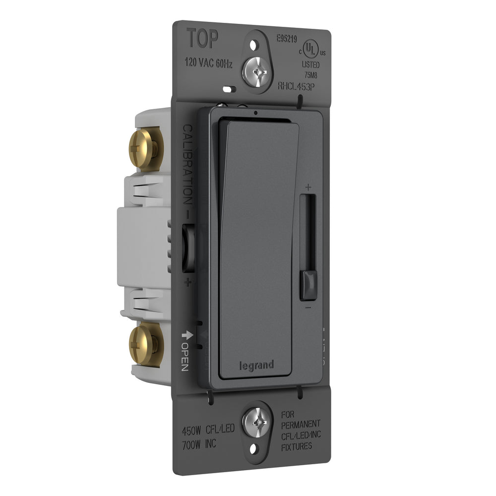 Legrand Canada - CFL/LED Dimmer - Graphite- Union Lighting Luminaires Decor