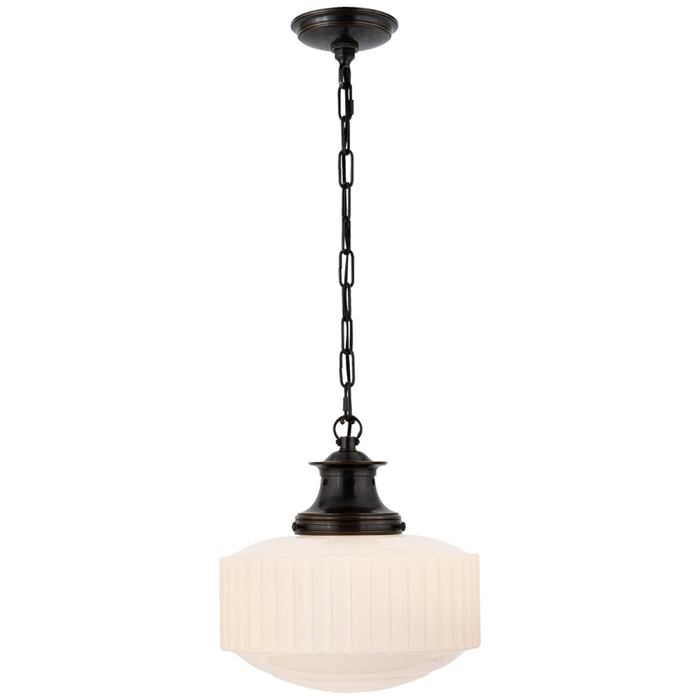 Visual Comfort Signature Canada - One Light Pendant - Milton Road - Bronze- Union Lighting Luminaires Decor