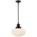 Visual Comfort Signature Canada - One Light Pendant - Milton Road - Bronze- Union Lighting Luminaires Decor
