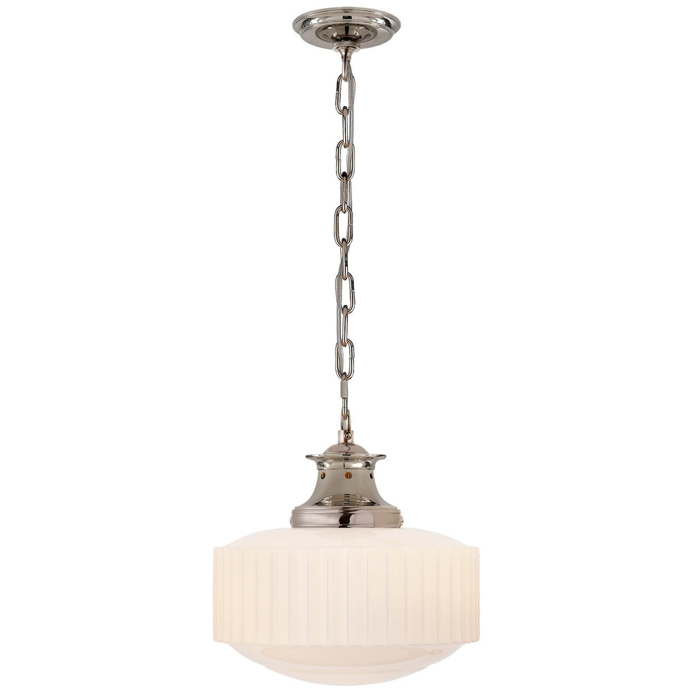 Visual Comfort Signature Canada - One Light Pendant - Milton Road - Polished Nickel- Union Lighting Luminaires Decor