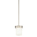 Kichler Canada - One Light Mini Pendant - Hendrik - Brushed Nickel- Union Lighting Luminaires Decor