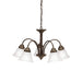Kichler Canada - Five Light Chandelier - Wynberg - Olde Bronze- Union Lighting Luminaires Decor