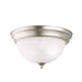 Kichler Canada - Two Light Flush Mount - Brushed Nickel- Union Lighting Luminaires Decor
