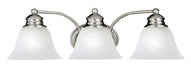 Maxim - Three Light Bath Vanity - Malaga - Satin Nickel- Union Lighting Luminaires Decor