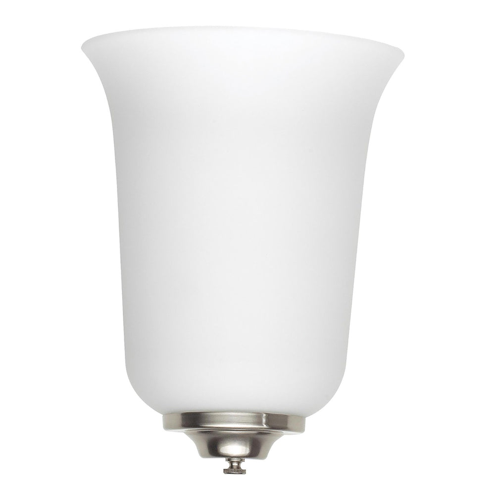 Generation Lighting Canada - One Light Wall / Bath Sconce - Nearu - Brushed Nickel- Union Lighting Luminaires Decor