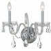 Crystorama - Two Light Wall Sconce - Traditional Crystal - Polished Chrome- Union Lighting Luminaires Decor