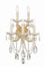 Crystorama - Five Light Wall Sconce - Maria Theresa - Gold- Union Lighting Luminaires Decor