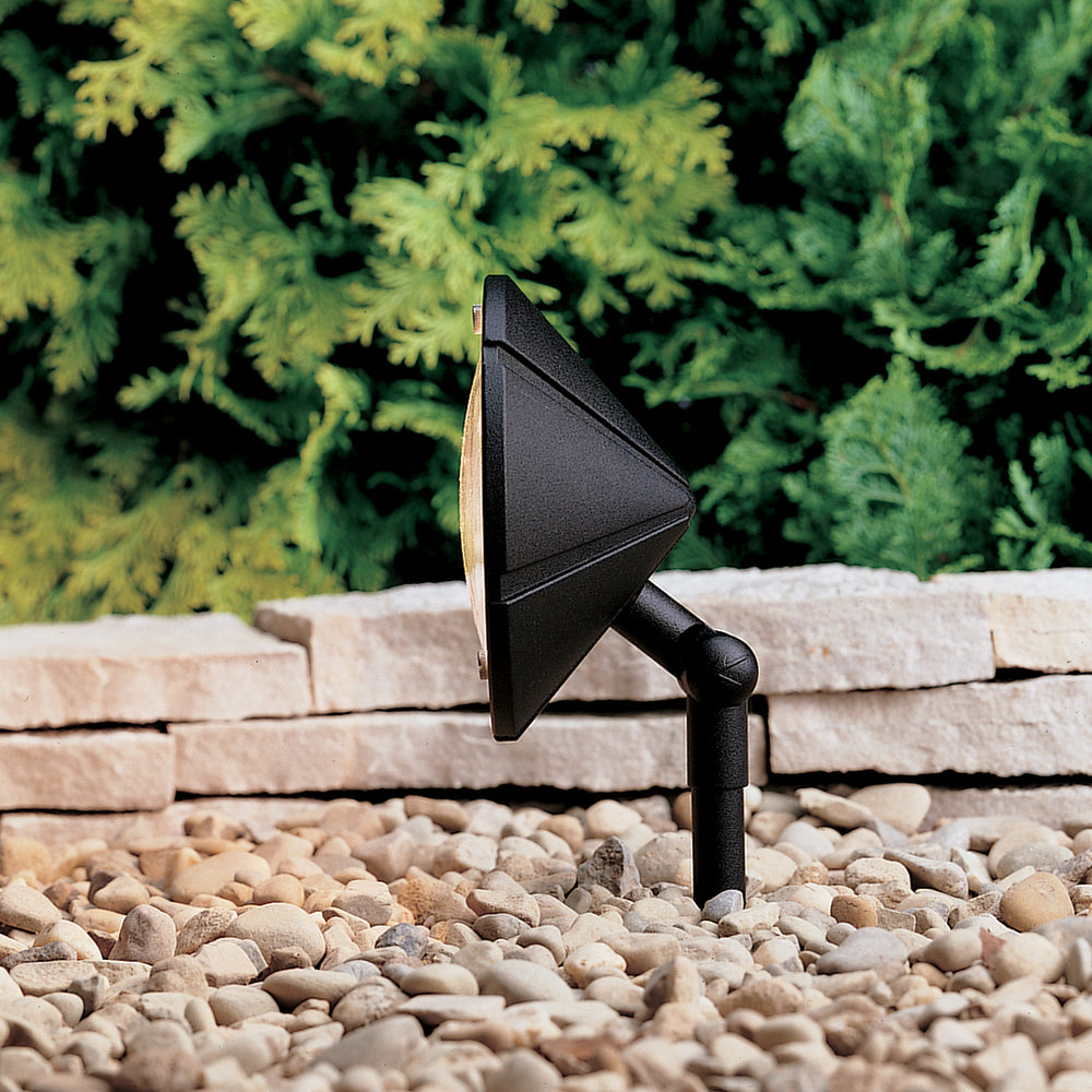 Kichler Canada - One Light Wall Wash - Six Groove - Textured Black- Union Lighting Luminaires Decor