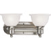 Progress Canada - Two Light Bath Bracket - Madison - Brushed Nickel- Union Lighting Luminaires Decor