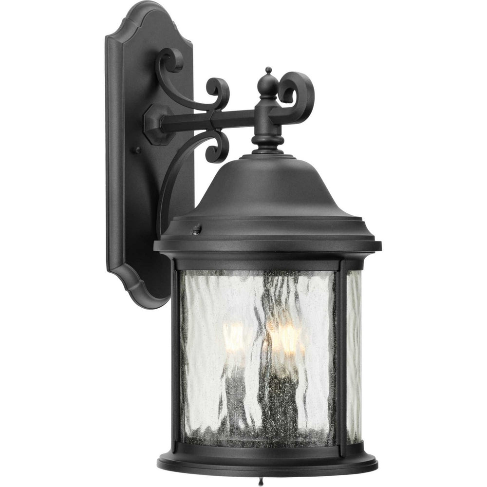Progress Canada - Three Light Large Wall Lantern - Ashmore - Textured Black- Union Lighting Luminaires Decor