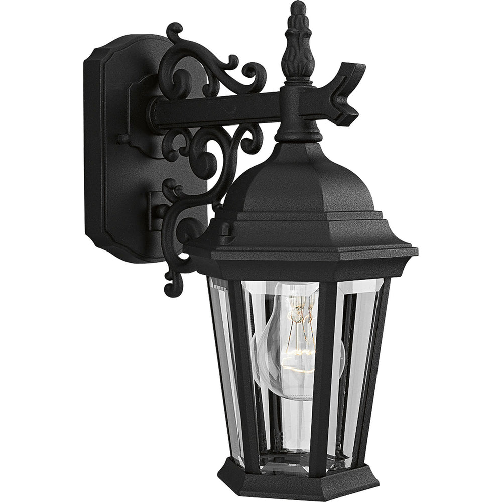 Progress Canada - One Light Wall Lantern - Welbourne - Textured Black- Union Lighting Luminaires Decor