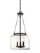 Savoy House - Three Light Pendant - Akron - English Bronze- Union Lighting Luminaires Decor