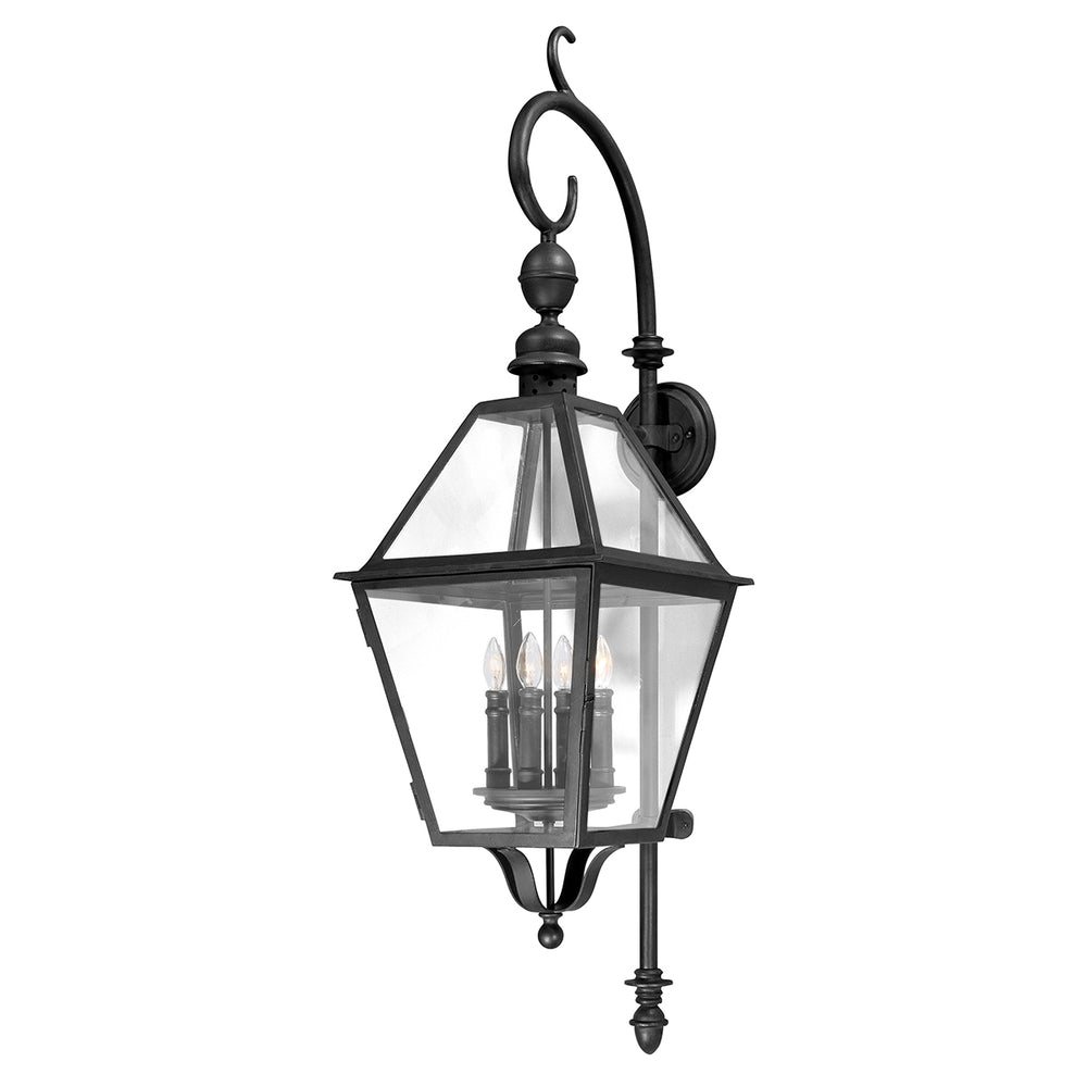 Troy Lighting Canada - Four Light Wall Lantern - Townsend - Textured Black- Union Lighting Luminaires Decor