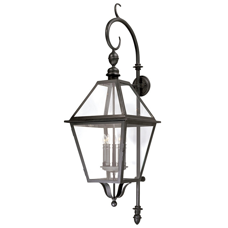 Troy Lighting Canada - Five Light Wall Lantern - Townsend - Textured Black- Union Lighting Luminaires Decor