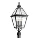 Troy Lighting Canada - Four Light Post Lantern - Townsend - Textured Black- Union Lighting Luminaires Decor