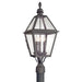 Troy Lighting Canada - Three Light Post Lantern - Townsend - Textured Black- Union Lighting Luminaires Decor