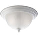 Progress Canada - Two Light Flush Mount - Melon Glass - White- Union Lighting Luminaires Decor