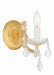 Crystorama - One Light Wall Sconce - Maria Theresa - Gold- Union Lighting Luminaires Decor