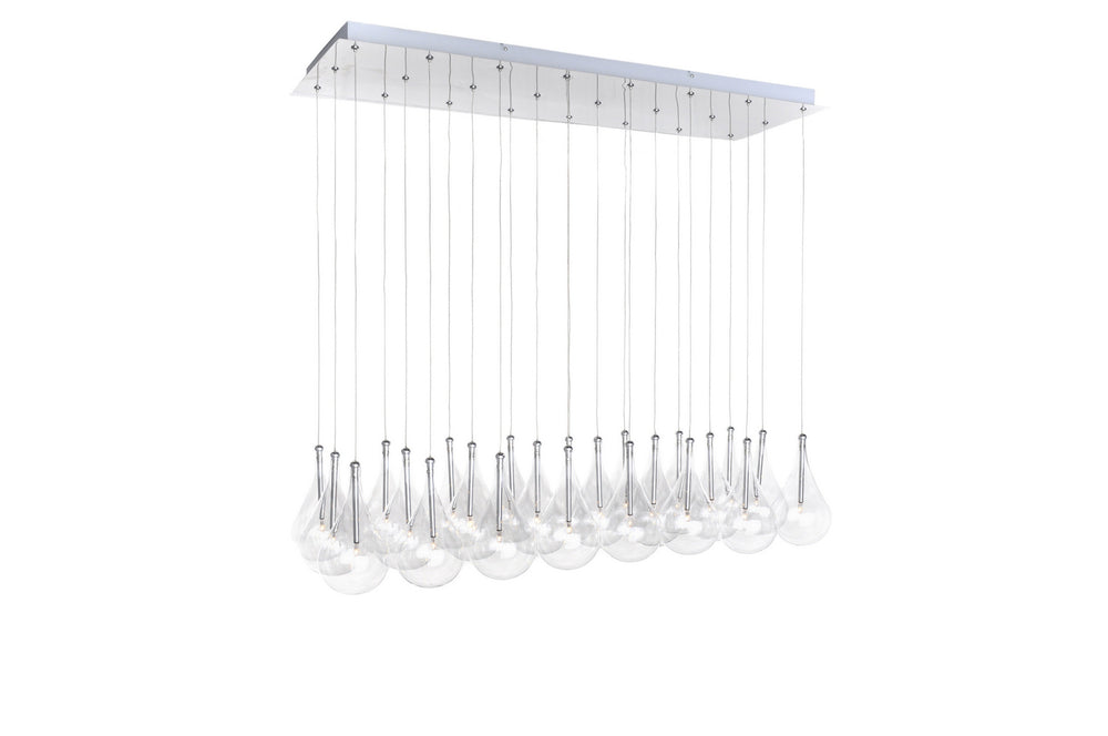 ET2 - LED Pendant - Larmes - Polished Chrome- Union Lighting Luminaires Decor