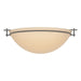 Hubbardton Forge - Three Light Semi-Flush Mount - Moonband - Natural Iron- Union Lighting Luminaires Decor