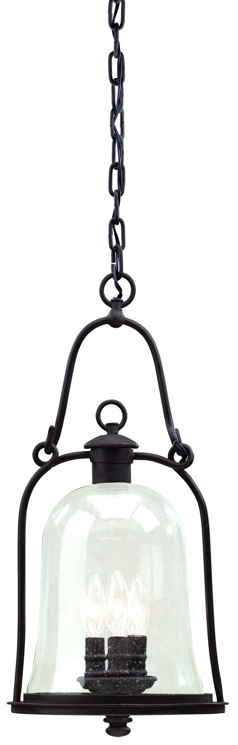 Troy Lighting Canada - Three Light Hanging Lantern - Owings Mill - Textured Black- Union Lighting Luminaires Decor