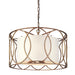 Troy Lighting Canada - Five Light Chandelier - Sausalito - Silver Gold- Union Lighting Luminaires Decor