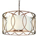 Troy Lighting Canada - Five Light Chandelier - Sausalito - Silver Gold- Union Lighting Luminaires Decor