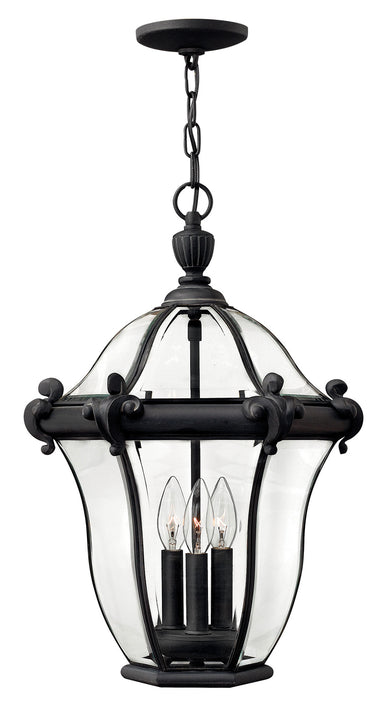 Hinkley Canada - LED Hanging Lantern - San Clemente - Museum Black- Union Lighting Luminaires Decor