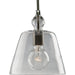 Progress Canada - One Light Mini Pendant - Glass Pendants - Polished Nickel- Union Lighting Luminaires Decor
