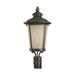 Generation Lighting Canada - One Light Outdoor Post Lantern - Cape May - Burled Iron- Union Lighting Luminaires Decor
