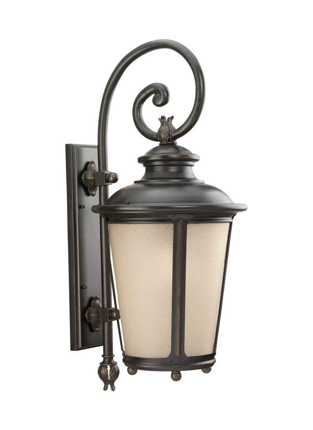 Generation Lighting Canada - One Light Outdoor Wall Lantern - Cape May - Burled Iron- Union Lighting Luminaires Decor