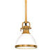 Hudson Valley - One Light Pendant - Randolph - Aged Brass- Union Lighting Luminaires Decor