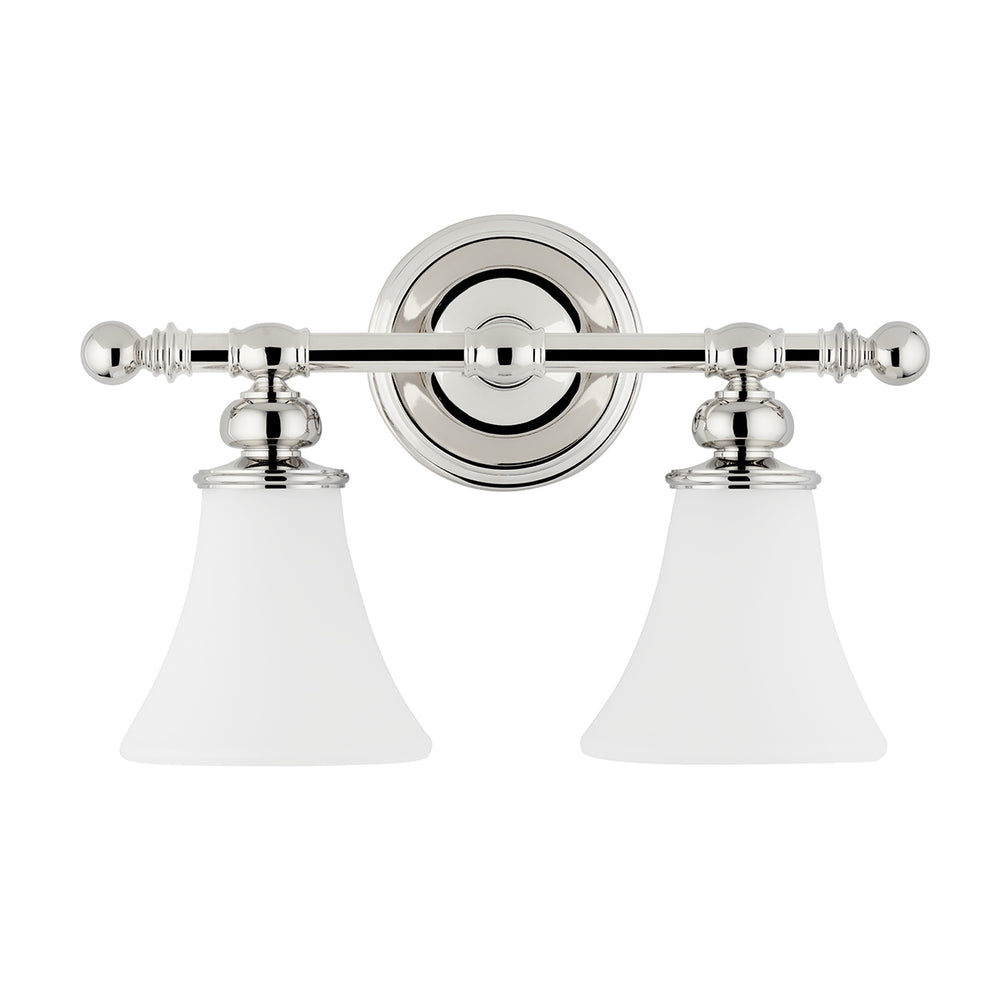 Hudson Valley Canada - Two Light Bath Bracket - Weston - Polished Nickel- Union Lighting Luminaires Decor