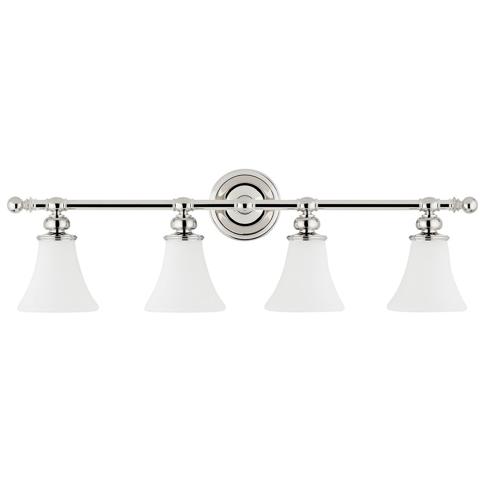 Hudson Valley Canada - Four Light Bath Bracket - Weston - Polished Nickel- Union Lighting Luminaires Decor