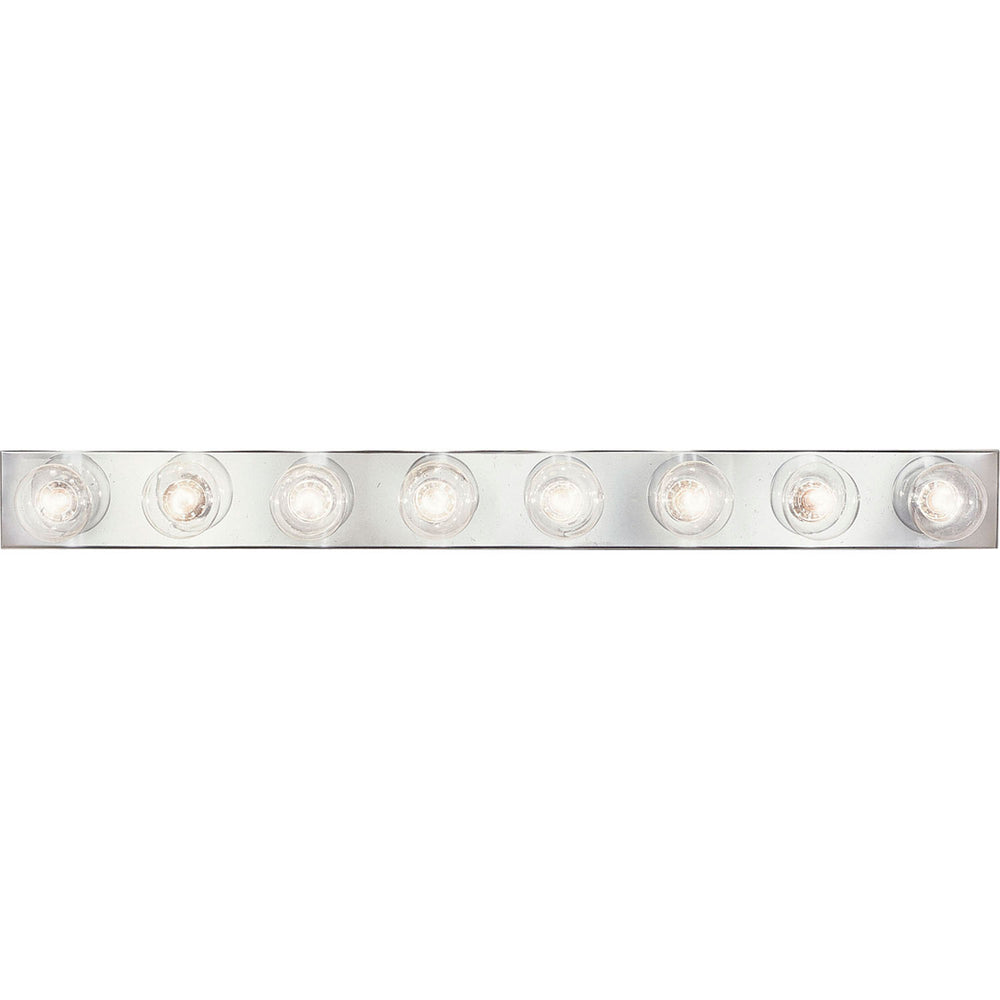 Progress Canada - Eight Light Bath - Broadway-Deluxe - Polished Chrome- Union Lighting Luminaires Decor