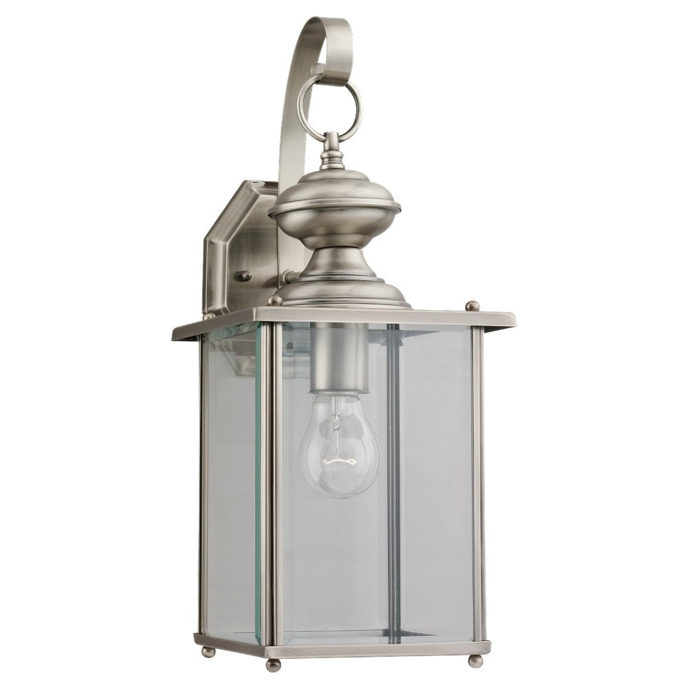 Generation Lighting Canada - One Light Outdoor Wall Lantern - Jamestowne - Antique Brushed Nickel- Union Lighting Luminaires Decor