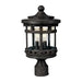 Maxim - Three Light Outdoor Pole/Post Lantern - Santa Barbara DC - Sienna- Union Lighting Luminaires Decor