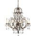Generation Lighting Canada - Eight Light Chandelier - Chateau - Mocha Bronze- Union Lighting Luminaires Decor