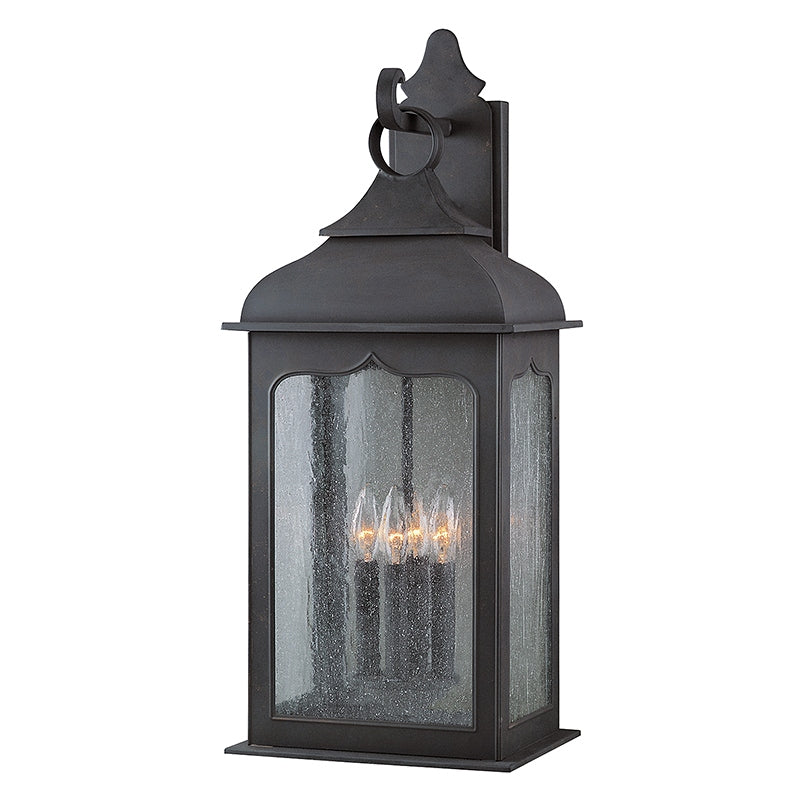 Troy Lighting Canada - Four Light Wall Lantern - Henry Street - Textured Bronze- Union Lighting Luminaires Decor