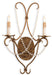 Currey and Company - Two Light Wall Sconce - Crystal Lights Collection - Rhine Gold- Union Lighting Luminaires Decor