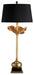 Currey and Company - One Light Table Lamp - Metamorphosis - Antique Brass/Black- Union Lighting Luminaires Decor