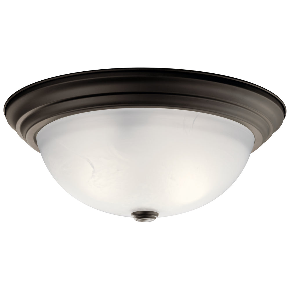 Kichler Canada - Three Light Flush Mount - Olde Bronze- Union Lighting Luminaires Decor