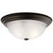 Kichler Canada - Three Light Flush Mount - Olde Bronze- Union Lighting Luminaires Decor