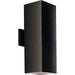 Progress Canada - Two Light Wall Lantern - Square - Black- Union Lighting Luminaires Decor