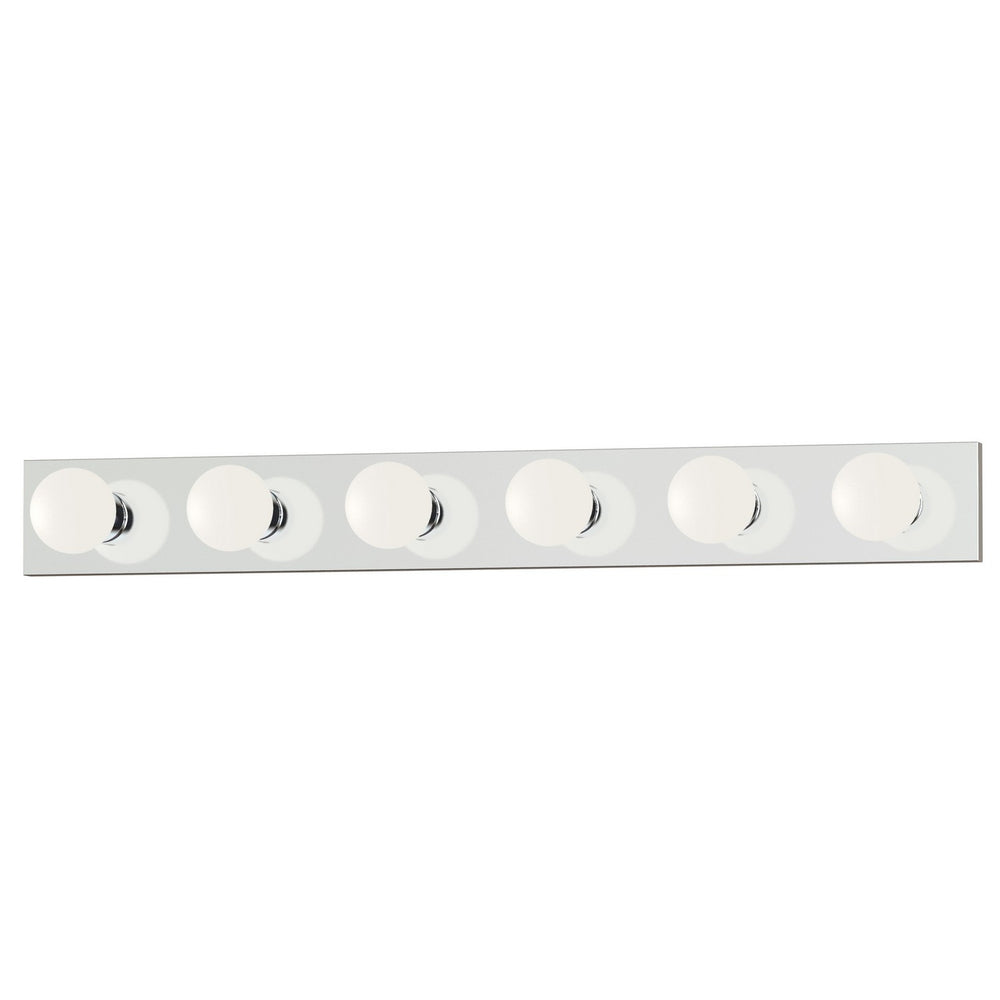 Maxim - Six Light Bath Vanity - Essentials - 445x - Polished Chrome- Union Lighting Luminaires Decor