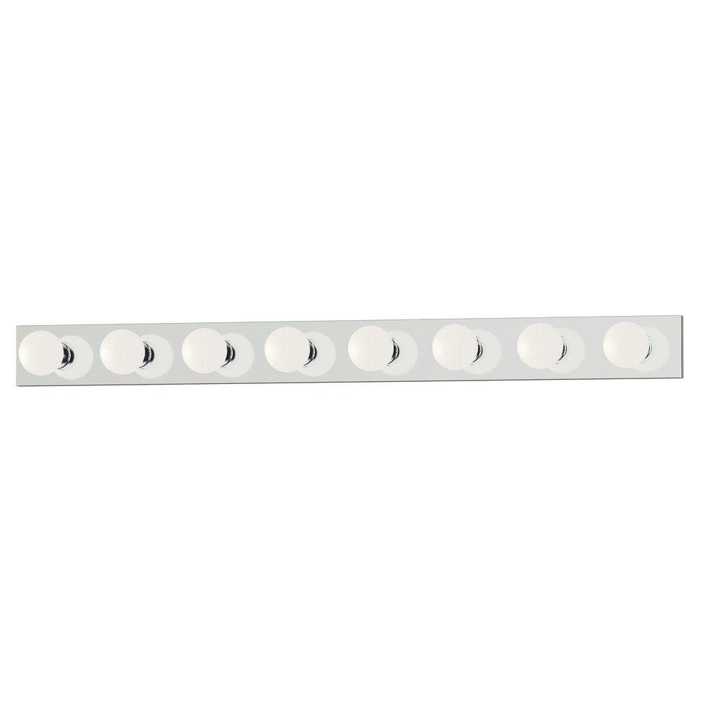 Maxim - Eight Light Bath Vanity - Essentials - 445x - Polished Chrome- Union Lighting Luminaires Decor