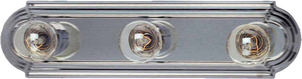 Maxim - Three Light Bath Vanity - Essentials - 712x - Satin Nickel- Union Lighting Luminaires Decor