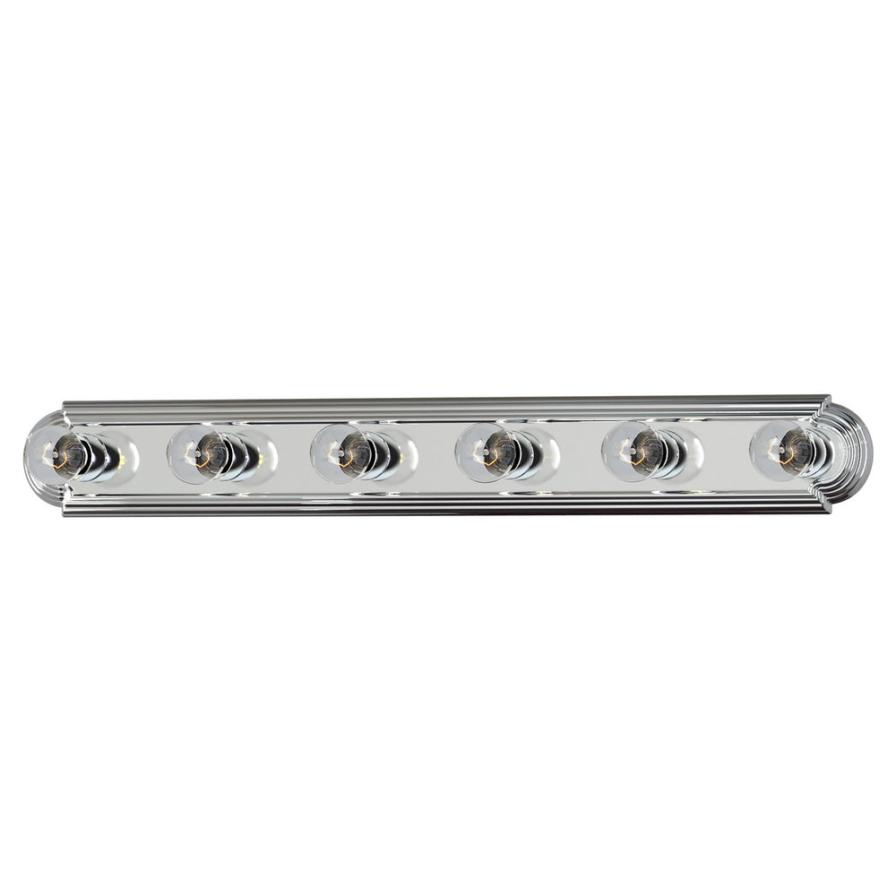 Maxim - Six Light Bath Vanity - Essentials - 712x - Polished Chrome- Union Lighting Luminaires Decor